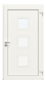 Weru Haustür AVIDA-home H13174-G RAL 9016-RAL 9016 Frontansicht innen