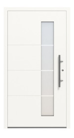 Splendoor Haustür COMFORT C1060 RAL 9016-RAL 9016 Frontansicht außen