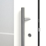 Splendoor Haustür COMFORT C1060 RAL 9016-RAL 9016 Detail Drücker
