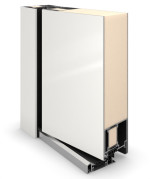 Splendoor Haustür COMFORT C1060 RAL 9016-RAL 9016 Detail Querschnitt