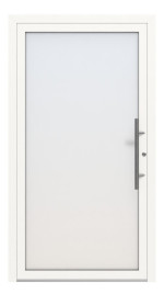 Splendoor Haustür LIGHT L1010 RAL 9016-RAL 9016 Frontansicht außen
