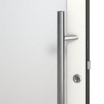 Splendoor Haustür LIGHT L1010 RAL 9016-RAL 9016 Detail Drücker