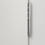 Hörmann Haustür Thermo46 020 mit Seitenteil RAL 9016-RAL 9016 Detail Bänder