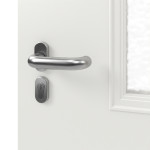 Hörmann Haustür Thermo46 400 mit Seitenteil RAL 9016-RAL 9016 Detail Oberfläche