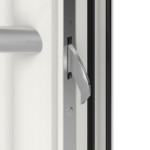 Höning Haustür Schüco Sofia AT75-ef RAL 9016 glatt-RAL 9016 glatt Detail Schließer