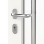 Meeth Haustür Signum Exklusiv PVC 60 RAL 9016-RAL 9016 Detail Oberfläche
