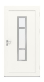 Meeth Haustür Signum Exklusiv PVC 87 RAL 9016-RAL 9016 Frontansicht innen