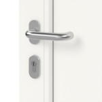 Meeth Haustür Signum Exklusiv PVC 87 RAL 9016-RAL 9016 Detail Oberfläche