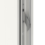 Meeth Haustür Signum Alu 01 RAL 9016-RAL 9016 Detail Schließer