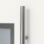 Interio Energiespar-Haustür Stahl-Alu Motiv B03 RAL 9016-RAL 9016 Detail Drücker