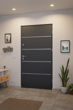 Haustür System S68 2ZA Atena RAL 7016-RAL 7016 Stilwelt innen