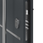 Haustür System S68 2ZA Atena RAL 7016-RAL 7016 Detail Schließer