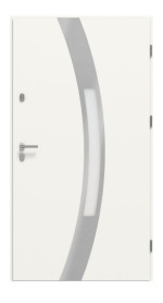 Haustür System S68 2ZA Idalia RAL 9016-RAL 9016 Frontansicht innen