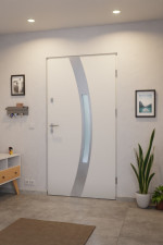 Haustür System S68 2ZA Idalia RAL 9016-RAL 9016 Stilwelt innen
