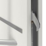 Haustür System S68 ZL ARCTIC Atena RAL 9016-RAL 9016 Detail Schließer