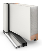 Haustür System S68 ZL ARCTIC Atena RAL 9016-RAL 9016 Detail Querschnitt