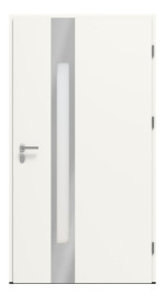 Haustür System S68 ZL ARCTIC Temida RAL 9016-RAL 9016 Frontansicht innen