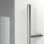 Haustür System S68 ZL ARCTIC Temida RAL 9016-RAL 9016 Detail Drücker
