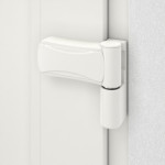 Haustür Kunststoff Premium F003 RAL 9016-RAL 9016 Detail Bänder
