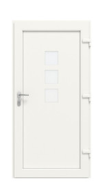 Haustür Kunststoff Premium F024 RAL 9016-RAL 9016 Frontansicht innen