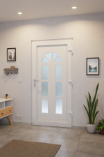 Haustür Kunststoff Premium F026 RAL 9016-RAL 9016 Stilwelt innen