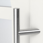 Haustür Kunststoff Premium F026 RAL 9016-RAL 9016 Detail Drücker