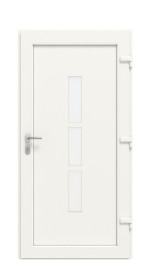 Haustür Kunststoff Premium F027 RAL 9016-RAL 9016 Frontansicht innen