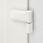 Haustür Kunststoff Premium F027 RAL 9016-RAL 9016 Detail Bänder