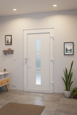 Haustür Kunststoff Premium F028 RAL 9016-RAL 9016 Stilwelt innen