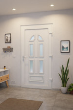 Haustür Kunststoff Premium T023 RAL 9016-RAL 9016 Stilwelt innen