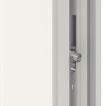 Haustür Kunststoff Premium T029 RAL 9016-RAL 9016 Detail Schließer