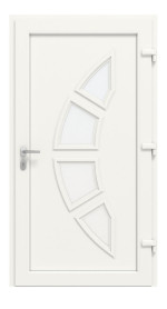 Haustür Kunststoff Premium T035 RAL 9016-RAL 9016 Frontansicht innen