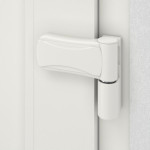 Haustür Kunststoff Premium T036 RAL 9016-RAL 9016 Detail Bänder