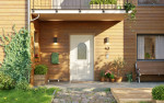 Haustür Kunststoff Premium T045 RAL 9016-RAL 9016 Stilwelt main