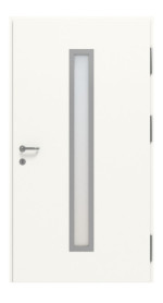 Interio Energiespar-Haustür Stahl-Alu Motiv B07 RAL 9016-RAL 9016 Frontansicht innen