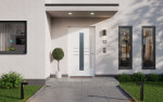 Interio Energiespar-Haustür Stahl-Alu Motiv B07 RAL 9016-RAL 9016 Stilwelt main
