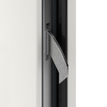 Interio Energiespar-Haustür Stahl-Alu Motiv B07 RAL 9016-RAL 9016 Detail Schließer