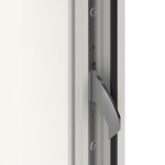 Meeth Haustür Optima 84 RAL 9016-RAL 9016 Detail Schließer