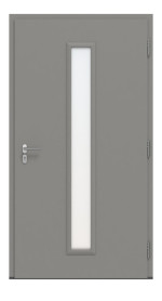 Hörmann Haustür ISOPRO IP 020 RAL 9007-RAL 9007 Frontansicht innen