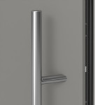 Hörmann Haustür ISOPRO IP 020 RAL 9007-RAL 9007 Detail Drücker