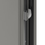Hörmann Haustür ISOPRO IP 020 RAL 9007-RAL 9007 Detail Schließer