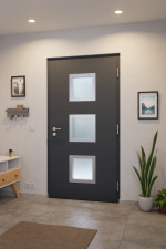 Hörmann Haustür ISOPRO Secur IPS 810 RAL 7016-RAL 7016 Stilwelt innen