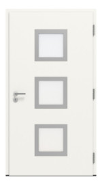 Hörmann Haustür ISOPRO Secur IPS 810 RAL 9016-RAL 9016 Frontansicht innen