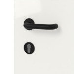 Interio Energiespar-Haustür Stahl-Alu Black Design Motiv B02 RAL 9016-RAL 9016 Detail Oberfläche