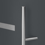 Haustür System S68 ZL Westa RAL 7016-RAL 7016 Detail Drücker