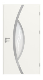 Haustür System S68 ZL Gaja RAL 9016-RAL 9016 Frontansicht innen