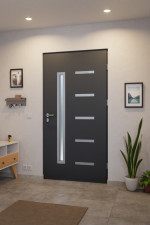 Haustür System S68 ZL Juventus RAL 7016-RAL 7016 Stilwelt innen