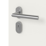 Haustür System S68 ZL Luna RAL 9016-RAL 9016 Detail Oberfläche
