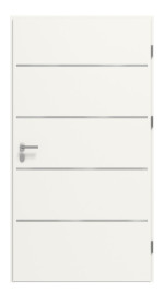Haustür System S68 ZL Atena RAL 9016-RAL 9016 Frontansicht innen