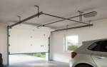 FLEXIDOOR Garagentor Sektionaltor Pro Woodgrain S-Sicke RAL 9010 5